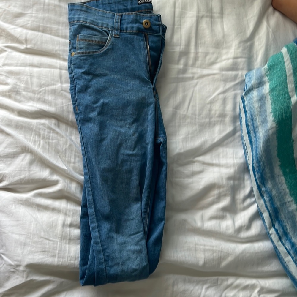 Skinny jeans, fake denim